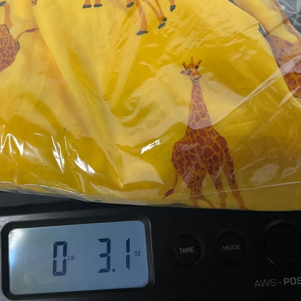 ModCloth Shorts Women M Yellow Cotton Giraffe Print High Rise Quirky Whimsical - Picture 11 of 11